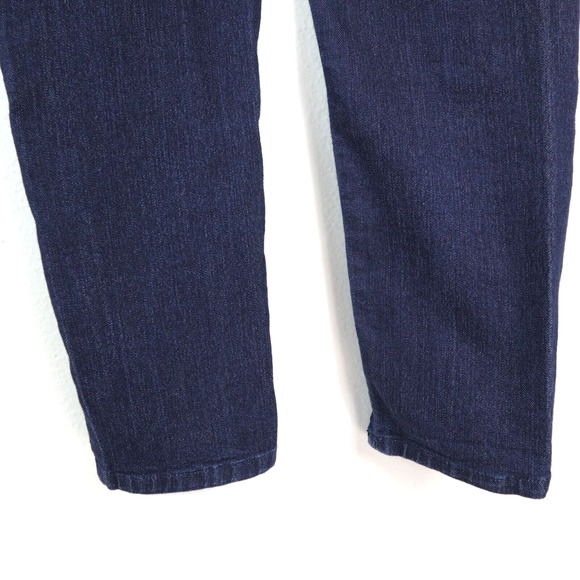 NYDJ Size 4 Ankle Skinny Jeans Dark Blue Wash Stretch Denim - Picture 7 of 9